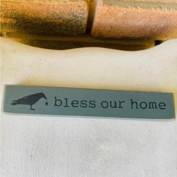*Bless Our Home Mini Wood Block - Picture 2 of 6